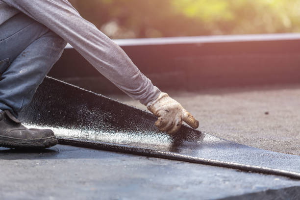 Professional Emergency Waterproofing technician working in Marysville, OH